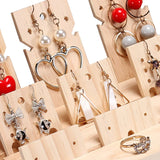Wood Earring Card Holder and Tray for Jewelry Display