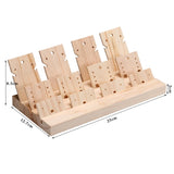 Wood Earring Card Holder and Tray for Jewelry Display