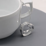 925 Sterling Silver Choker Heart Pendant Necklace
