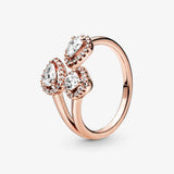 S925 Sterling Silver Heart-shaped Angel Wings Earrings for Women