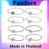 S925 Sterling Silver T-Bar Snake Chain Bracelet for Women