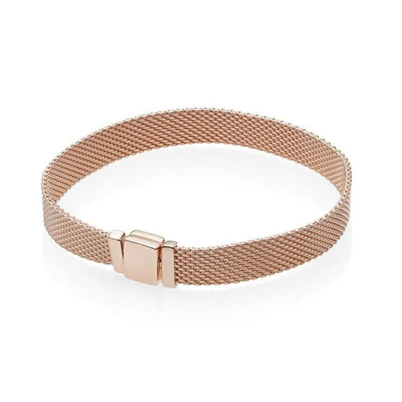 S925 Sterling Silver Reflexions Bracelet for Women, DIY Jewelry Gift
