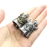 Stainless Steel Horns Bell Pendant for Men