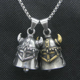 Stainless Steel Horns Bell Pendant for Men
