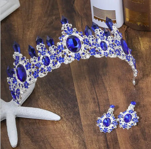 Crystal Wedding Tiara for Princess Bridal Hair Accessory