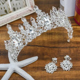 Crystal Wedding Tiara for Princess Bridal Hair Accessory