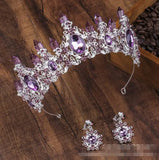 Crystal Wedding Tiara for Princess Bridal Hair Accessory