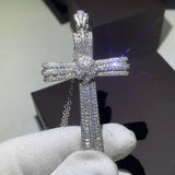 925 Silver Women's Cross Pendant Necklace