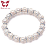 8-9mm Baroque Freshwater Pearl Bracelet, Women's Birthday Gift