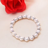 8-9mm Baroque Freshwater Pearl Bracelet, Women's Birthday Gift