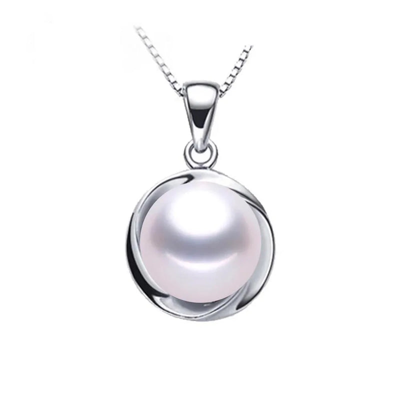 AAAA Freshwater Pearl Pendant 925Silver Necklace Gift For Women