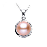 AAAA Freshwater Pearl Pendant 925Silver Necklace Gift For Women