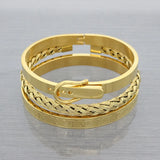 Men Roman Numerals Beaded Chain Bracelets Set