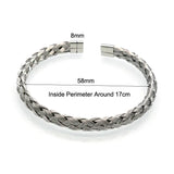 Men Roman Numerals Beaded Chain Bracelets Set