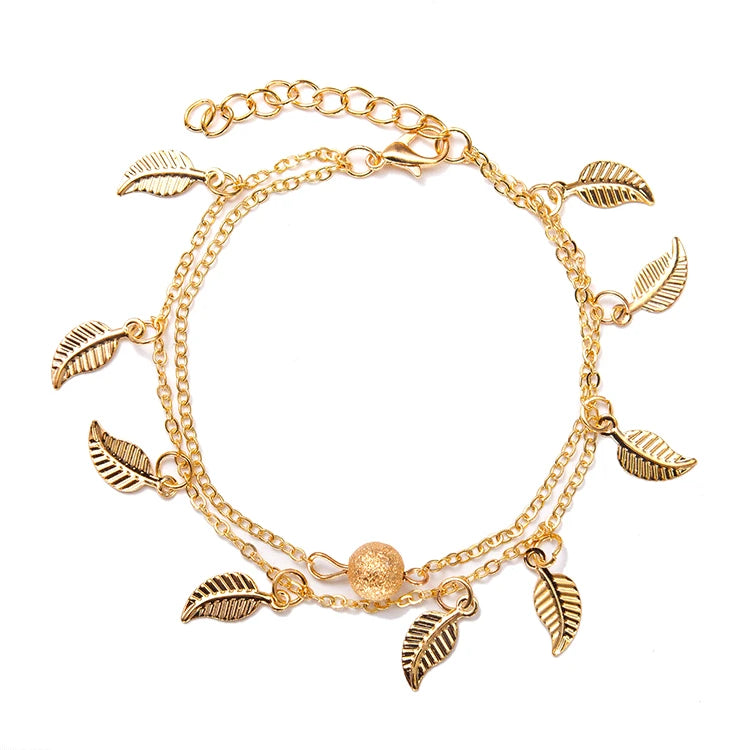 Boho Beads Anklet with Tassel - Foot Jewelry