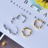 Classic Sterling Silver 925 Hoop Earrings For Woman Jewelry