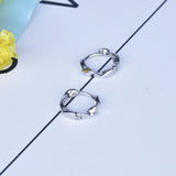 Classic Sterling Silver 925 Hoop Earrings For Woman Jewelry
