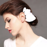 Feather Ear Hanging Earrings for Girls Women - No Piercing Ear Cuff