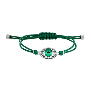 Evil Eye Pattern Rope Bracelet Romantic Style Women Jewelry