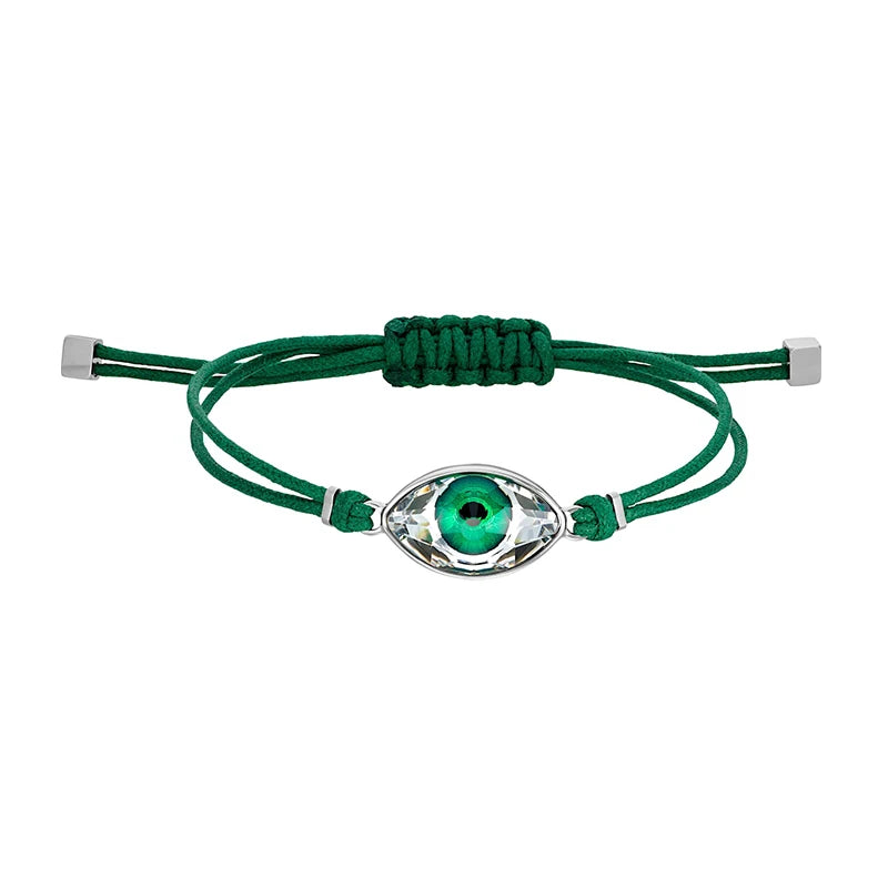 Evil Eye Pattern Rope Bracelet Romantic Style Women Jewelry