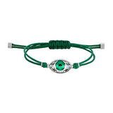 Evil Eye Pattern Rope Bracelet Romantic Style Women Jewelry