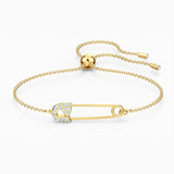 Adjustable Crystal Bracelet with Safety Sliding Buckle