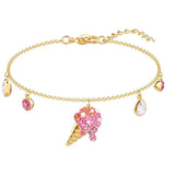 Pink Ice Cream Bracelet for Girls Birthday Present