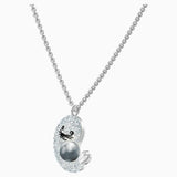 Sea Lions Ceramic Inlaid Chain Necklace for Women