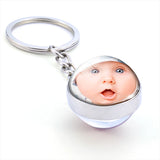Personalized Photo Keychains Luminous Family Member Keyrings Holder