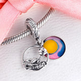 S925 Sterling Silver Dangle Charm for Family Jewelry Making