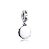 S925 Sterling Silver Dangle Charm for Family Jewelry Making