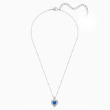 Dark Heart Necklace for Women Bright Jewelry Romantic Gift