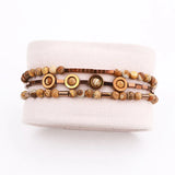 Hematite Stone Beads Bracelet Set