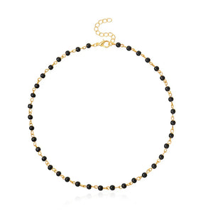 Bead Choker Necklace Elegant Women's Jewelry