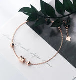 S925 Sterling Silver Bracelet Round Elliptical Cylinder Bead Wild Jewelry