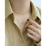 S925 Silver Necklace Minimalist INS Style Female Accessories