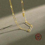 S925 Silver Necklace Minimalist INS Style Female Accessories