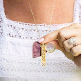 DIY Letter Necklaces Women Name Necklace Initial Slider Charms Pendant Gift