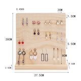 Wood Jewelry Display Stand Rack Organizer Earrings Ear Studs Holder
