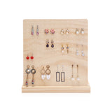 Wood Jewelry Display Stand Rack Organizer Earrings Ear Studs Holder