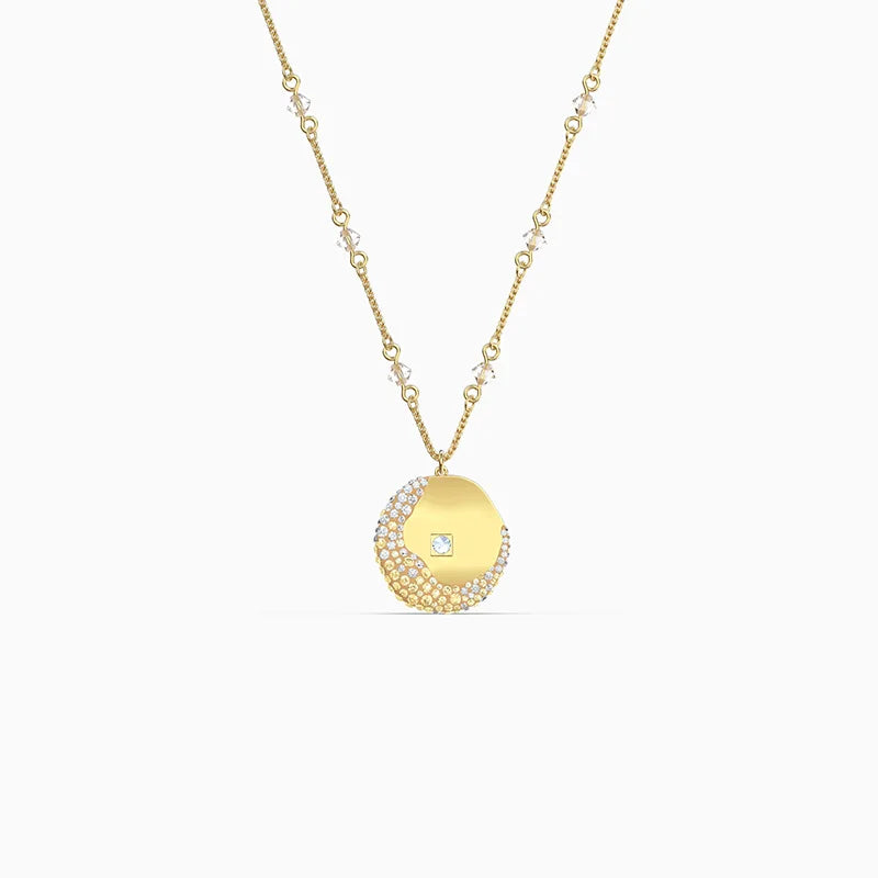 Charming Coin Pendant Necklace for Women - Romantic Jewelry Gift