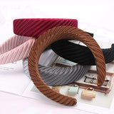 Multi-Color Coralline Plush Hair Headband