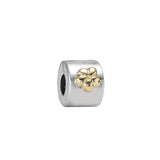 S925 Sunburst Flower Unlimited Heart Charm