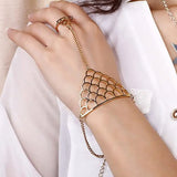 Metal Rock Fish Scale Bracelet for Women