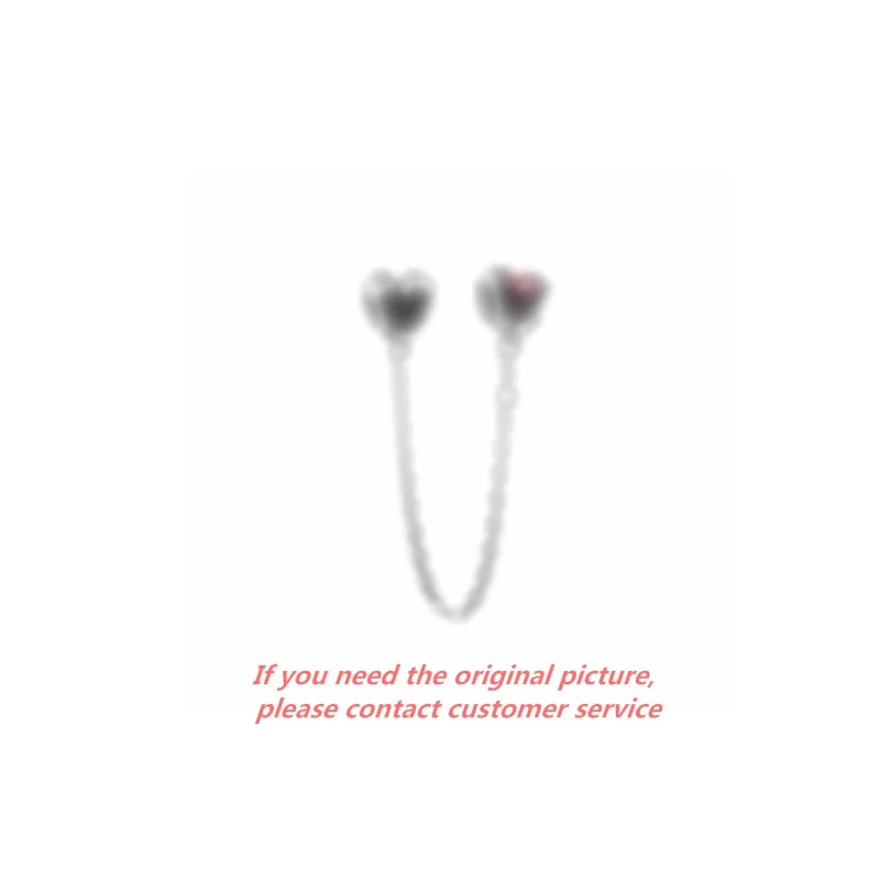 925 Safety Chain Charm Jewelry Gift