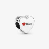 S925 Love Heart Charm DIY Woman Jewelry Birthday Gift