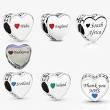 S925 Celtic Love Heart Charm DIY Jewelry Gift