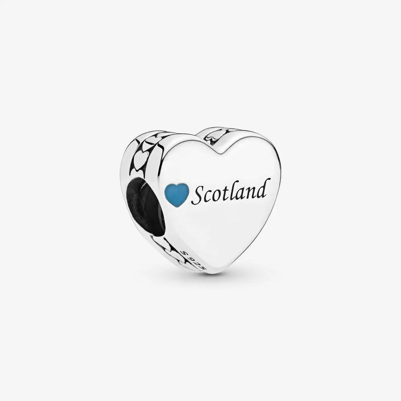 S925 Love Heart Charm DIY Woman Jewelry Birthday Gift