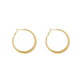 Hip-Hop Metal Circle Hoop Earrings For Woman Temperament Jewelry