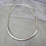 Women Twist Wide Chain Necklace Party Jewelry Choker Birthday Gift